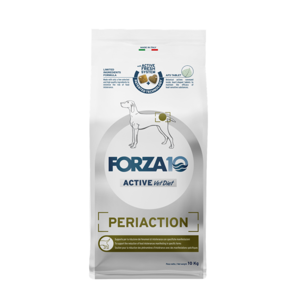 Forza10 Periaction Active - gruczoły okołoodbytowe - 4 kg - sucha karma dla psa