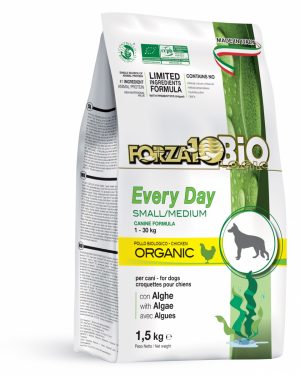 Forza10 Mini/Medium Every day BiO kurczak i algi 1,5kg - sucha karma dla psa