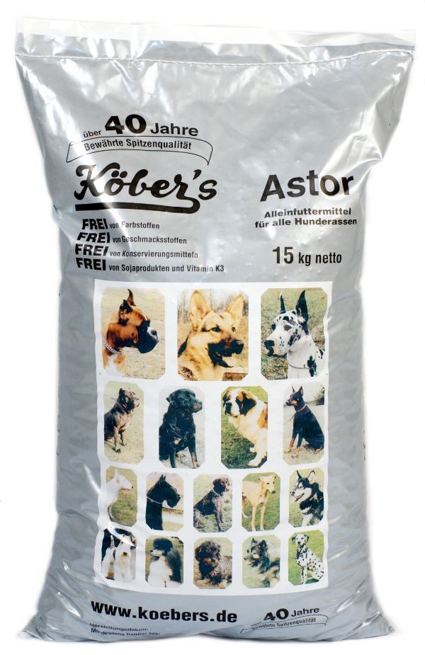 Koebers Astor 15 kg - bytowa sucha karma dla wszystkich psów