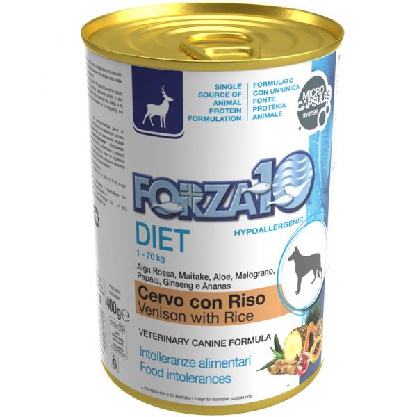 Forza10 Diet jeleń z ryżem dla psa 400g