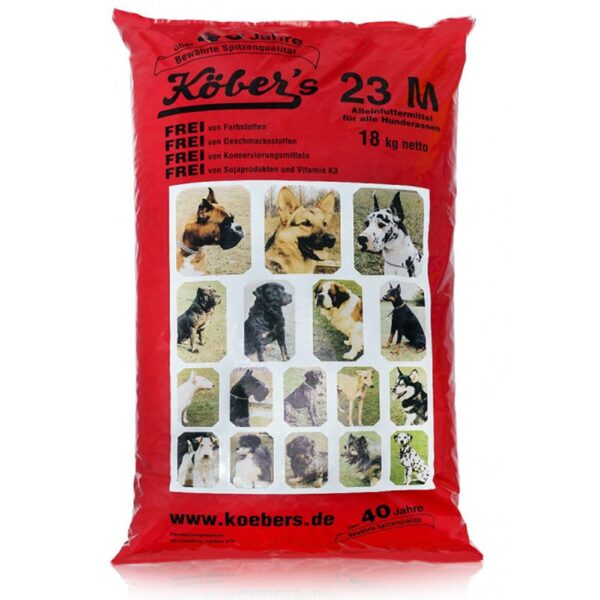 Koebers 23M - zdrowa karma z wołowiną dla młodych psów