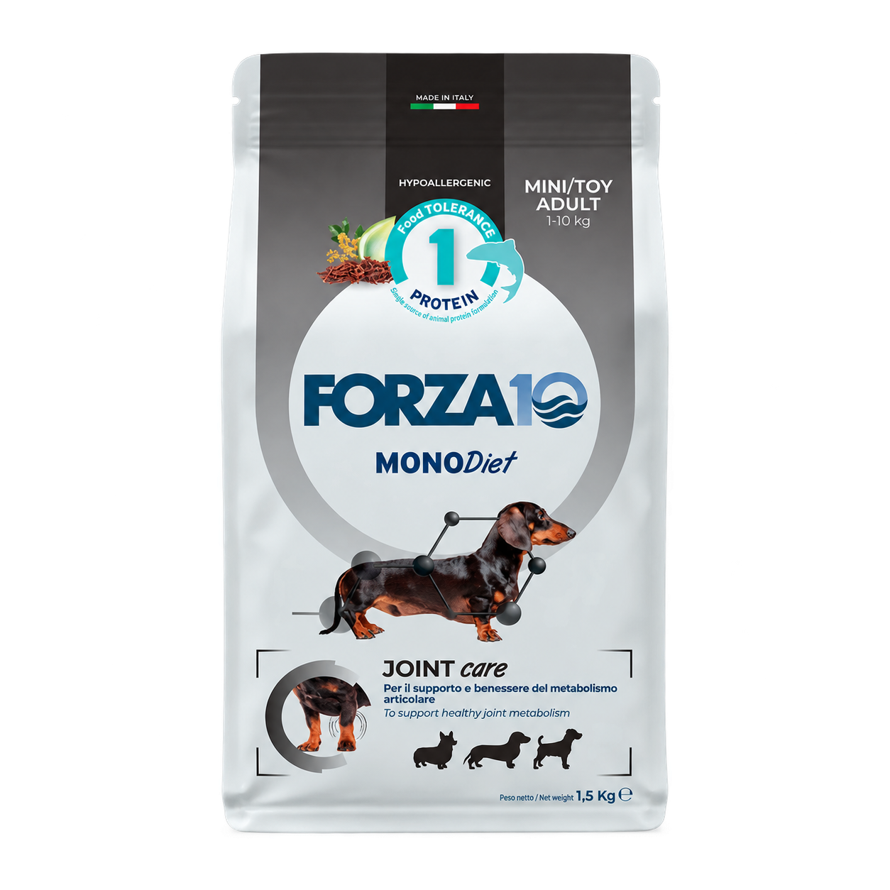 Forza10 Mini & Toy MonoDiet Joint care - sucha karma dla psa 1 Forza10 Mini & Toy MonoDiet Joint care - sucha karma dla psa